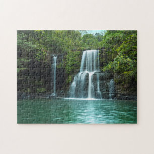 Waterfall Klong Chao   Koh Kood island Jigsaw Puzzle
