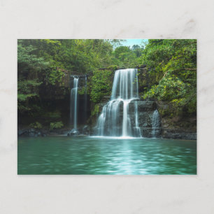 Waterfall Klong Chao Koh Kood island Postcard