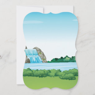 Waterfall landscape