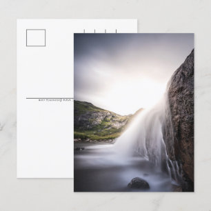 Waterfall Landscape photo Holiday Postcard