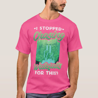 Waterfall Lover Mountains Hiking Boots Waterfall C T-Shirt