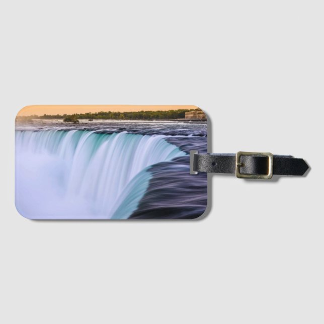 Waterfall Luggage Tag  (Front Horizontal)