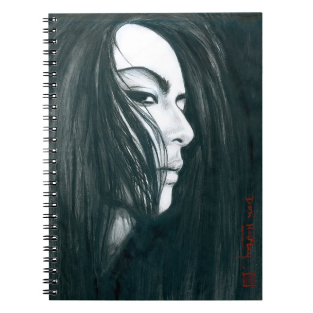 Waterfall Man writing tablet/journal Notebook (Front)