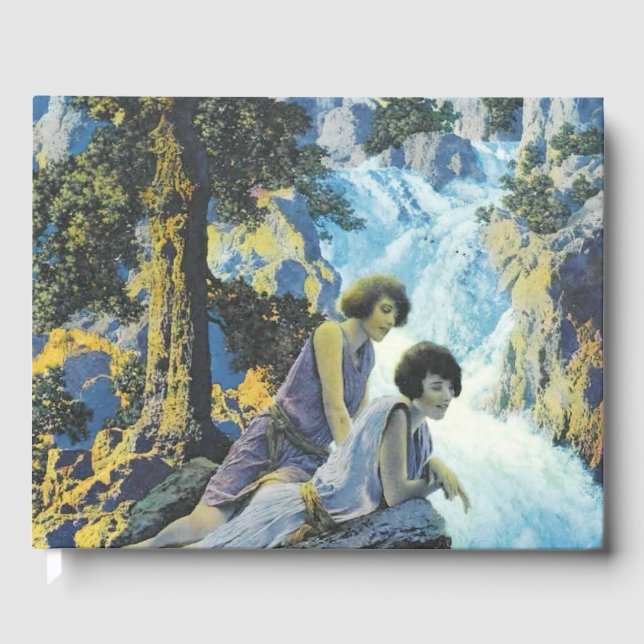 Waterfall - Maxfield Parrish Guest Book (Front)
