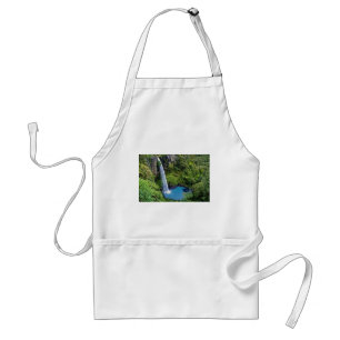 Waterfall Nature Park Blue Water Forest Destiny Standard Apron