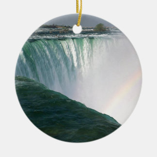 Waterfall Nature Spectrum Niagara Falls Ceramic Tree Decoration