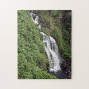 Waterfall Near Hilo, Hawaii Jigsaw Puzzle