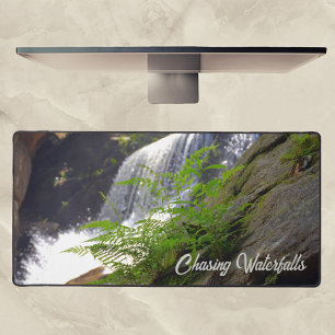 Waterfall North Carolina Mountain Photographic Desk Mat