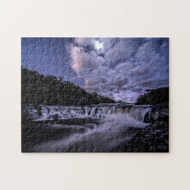 Waterfall Of Venâncios Jigsaw Puzzle (Horizontal)