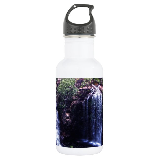 Waterfall_Paradise,_ 532 Ml Water Bottle (Front)