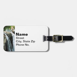 Waterfall Paterson NJ Luggage Tag