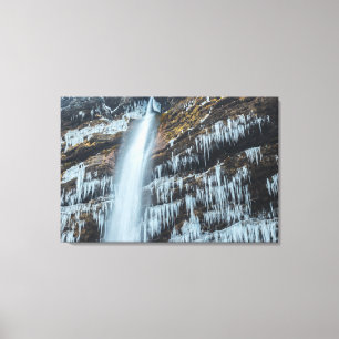 Waterfall Peričnik in Mojstrana, Slovenia  Canvas Print