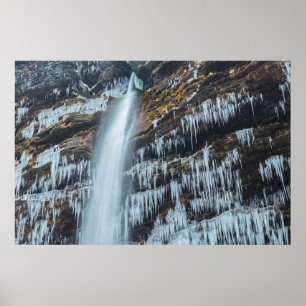 Waterfall Peričnik in Mojstrana, Slovenia Poster