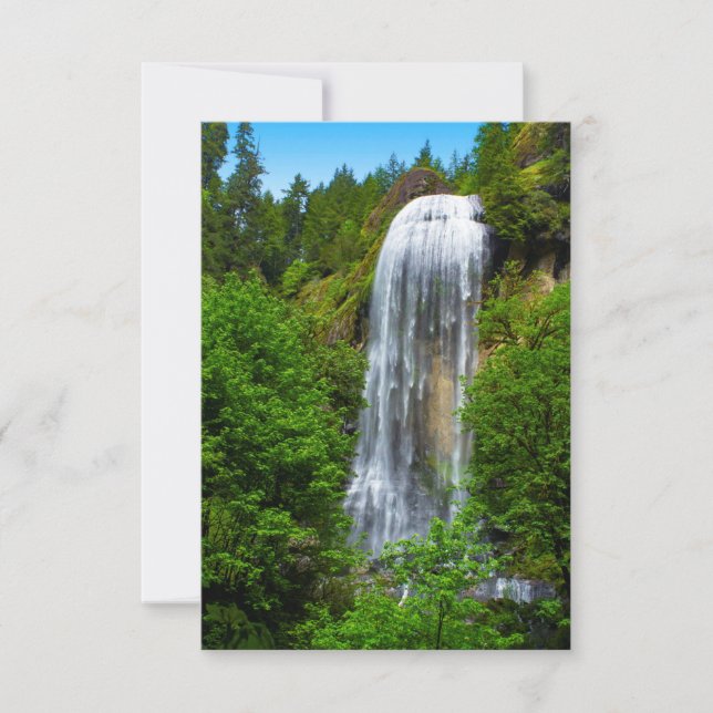 Waterfall Personalised Greeting Card (Front)