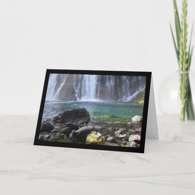 Waterfall Pool- Song of Sol. 2:3 Greeting Card (Front)