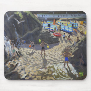 Waterfall Porthmeor beach St Ives Mouse Mat