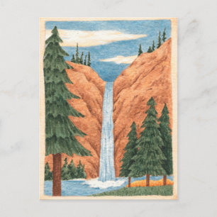 Waterfall - Postcard
