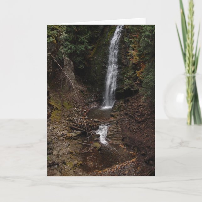 Waterfall, Psalm 41 (42) Greeting Card (Front)