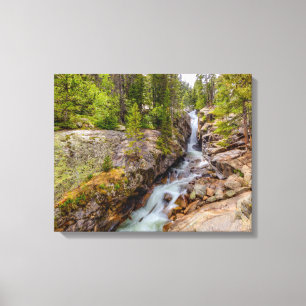 Waterfall & River Cascade Canvas Print