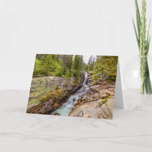 Waterfall & River Cascade Card (Front)