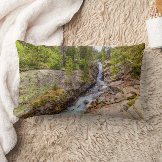 Waterfall & River Cascade Lumbar Cushion (Blanket)