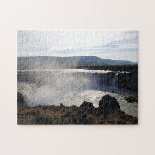 Waterfall River Image Shot Jigsaw Puzzle