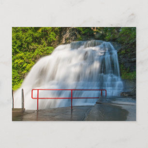 Waterfall, Robert H Treman State Park, New York Postcard
