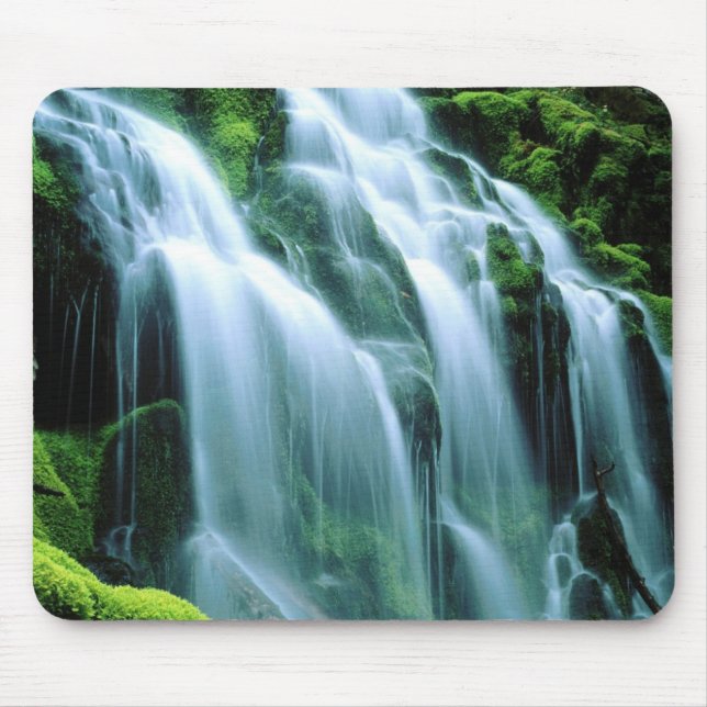 Waterfall Scene Mouse Pad (Front)