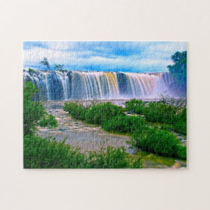 Waterfall Scenic Puzzles Mountain Art Complex Jigs