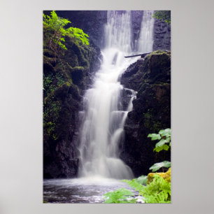 Waterfall, Scotland Poster
