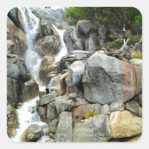 Waterfall Square Sticker