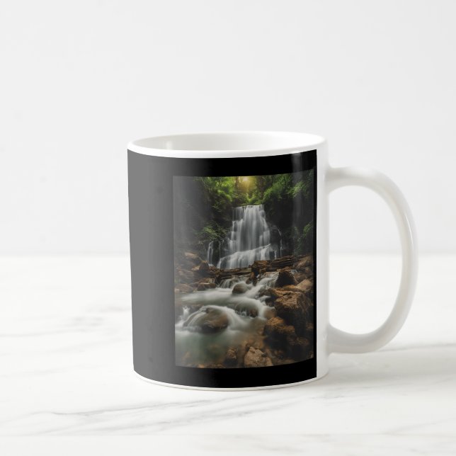 Waterfall Style Life_ Pastel Falls And Nature Call Coffee Mug (Right)