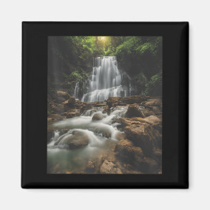 Waterfall Style Life_ Pastel Falls And Nature Call Magnet