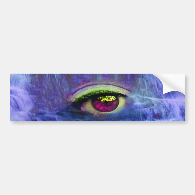 Waterfall Tears Bumper Sticker (Front)
