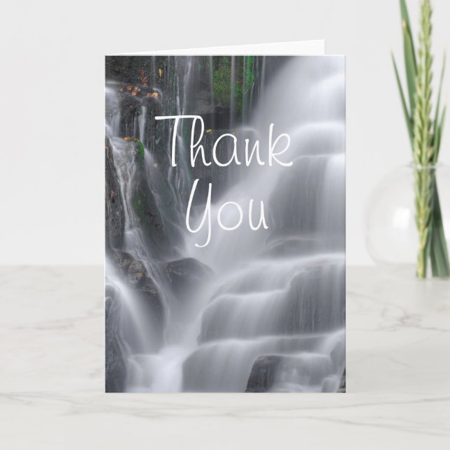 Waterfall Thank You Card (Front)