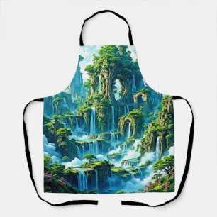 Waterfall Tree Kingdom Dream Apron