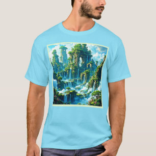Waterfall Tree Kingdom Dream T-Shirt