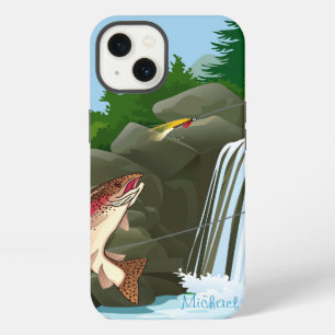 Waterfall Trout Fly Fishing iPhone 13 Case