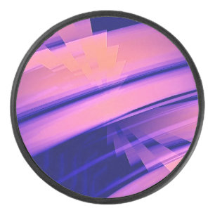 WATERFALL WATER ABSTRACT HOCKEY PUCK