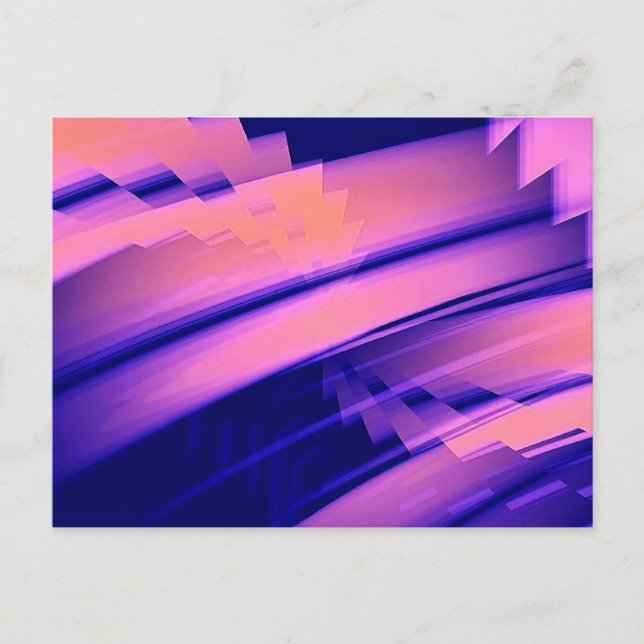 WATERFALL WATER ABSTRACT POSTCARD (Front)