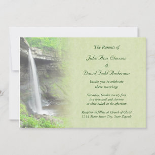 Waterfall Wedding Invitation