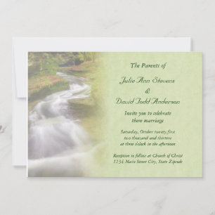 Waterfall Wedding Invitation