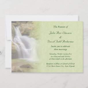Waterfall Wedding Invitation