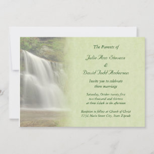 Waterfall Wedding Invitation