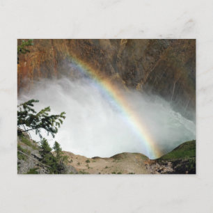 Waterfall with Rainbow Postcard