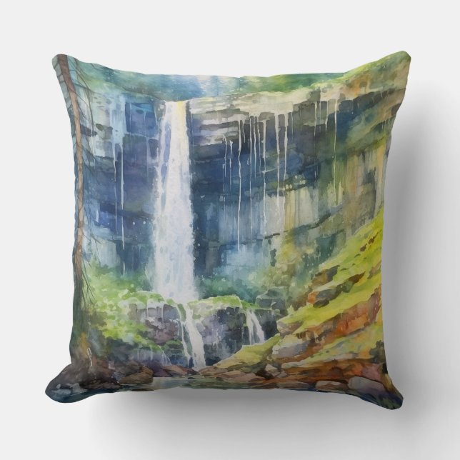 Waterfall Woods Cushion (Front)