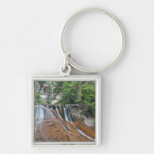 Waterfall, Zion National Park, Utah, USA Key Ring