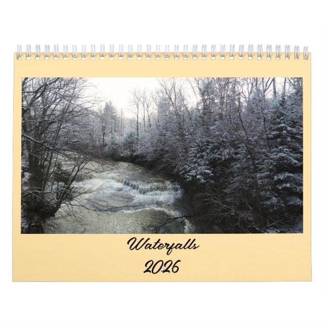 Waterfalls 2026 calendar (Cover)