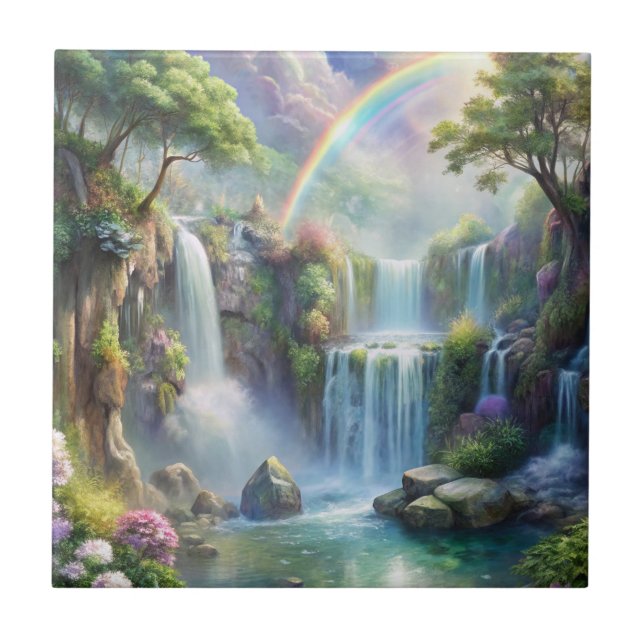 Waterfalls and Rainbow Tile (Front)
