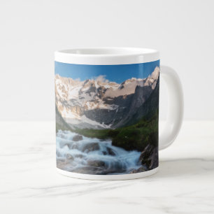 Waterfalls   Aviolo Lake, Italy Large Coffee Mug